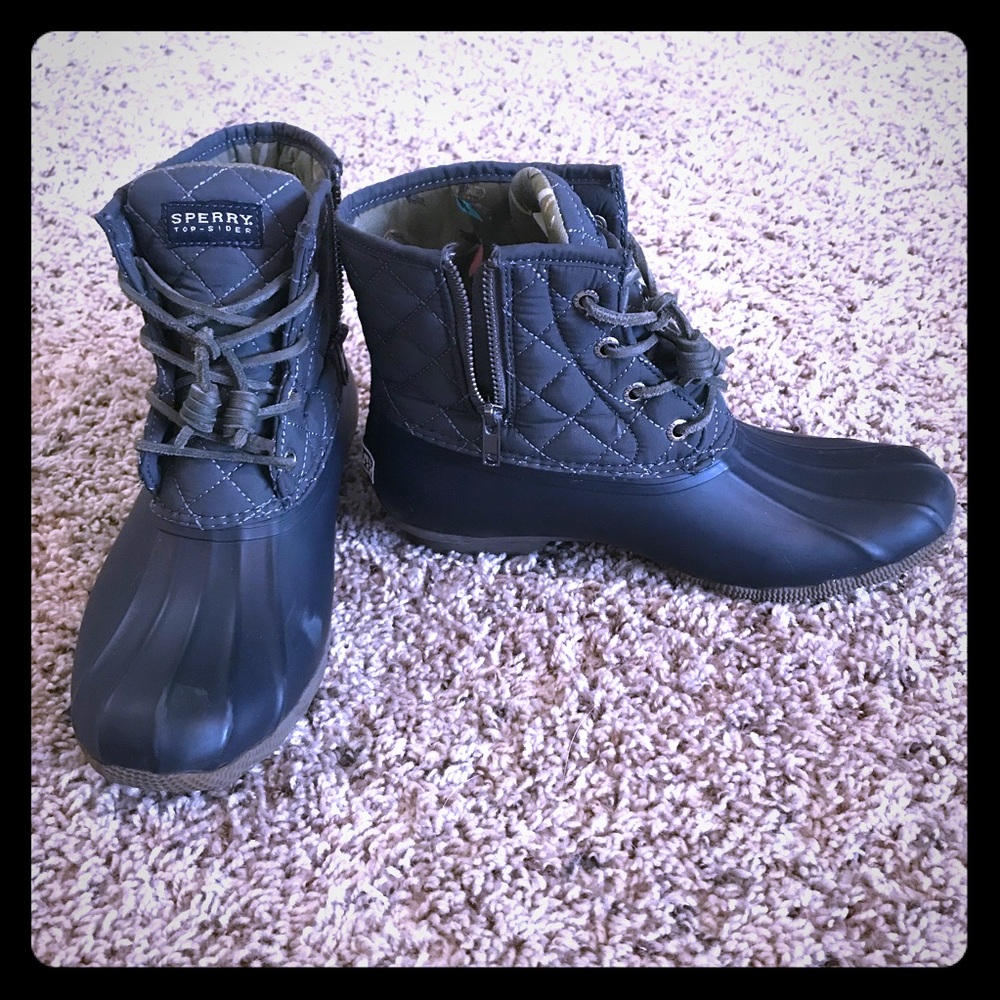 Women’s Sperry Saltwater Quilted Rain/Snow Boots